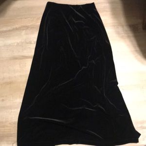 Velvet skirt
